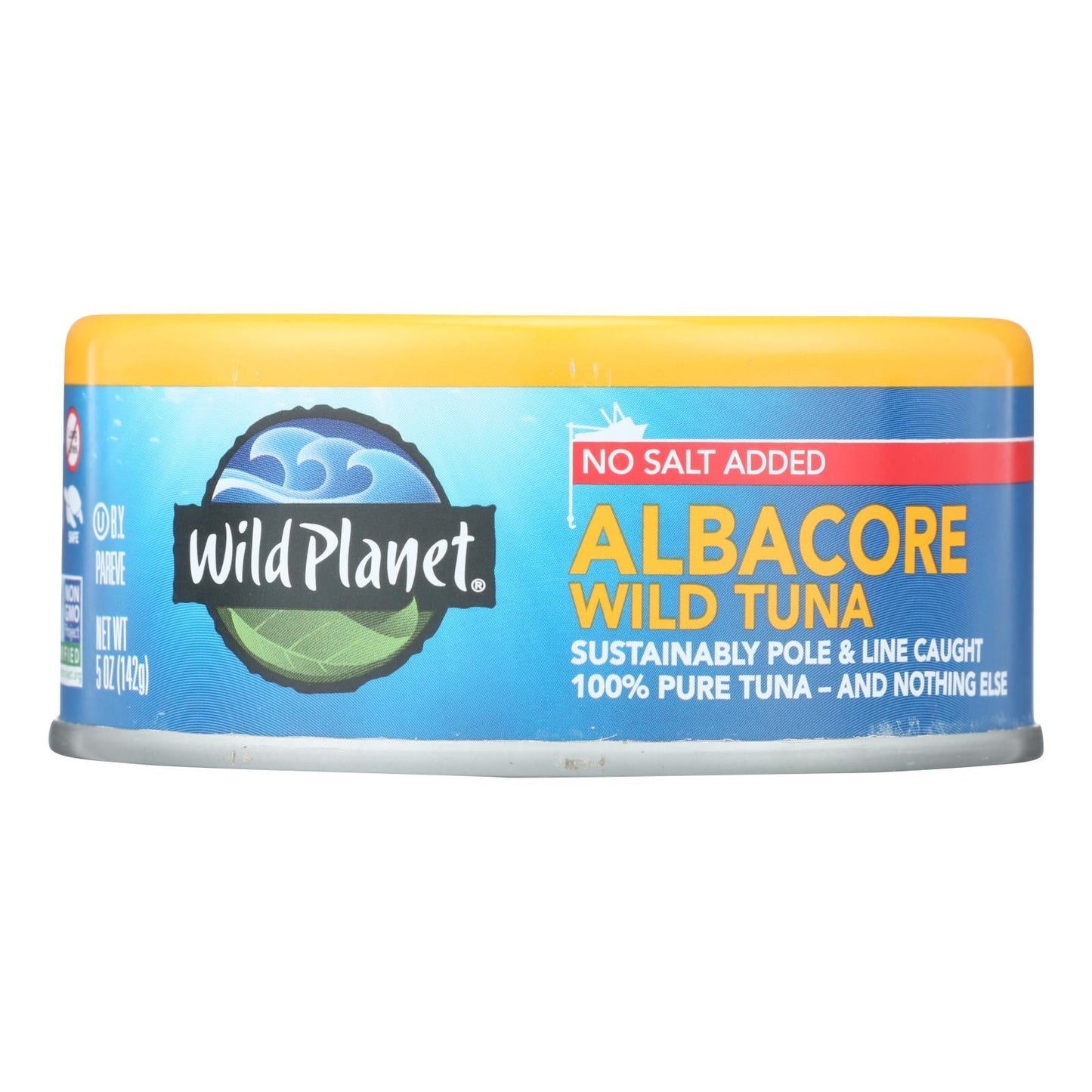 Wild Planet Albacore Tuna, No Salt, 12-Pack, 5 Oz