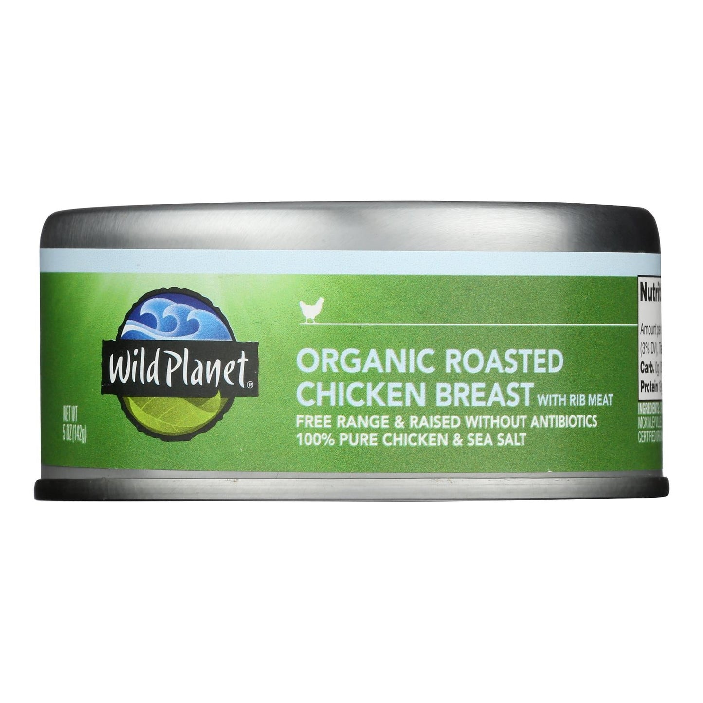 Wild Planet Organic Roasted Chicken Breast, 12 Cans, 5 Oz