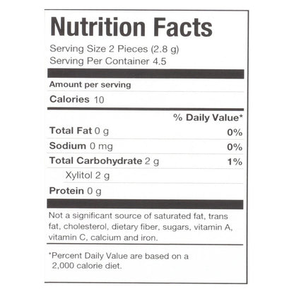 Pur Gum Peppermint - Aspartame Free, 9pcs, Case of 12