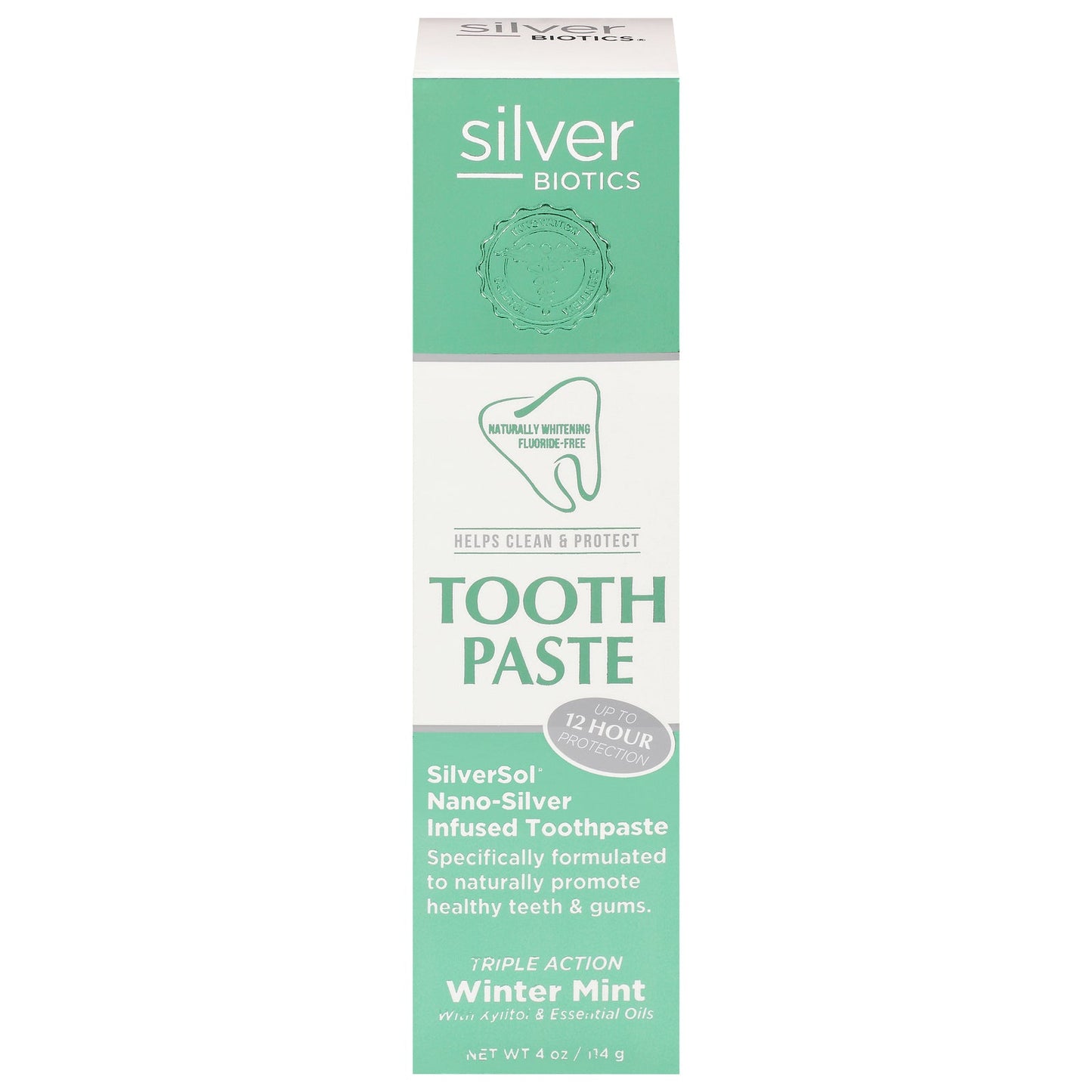 Silver Biotics - Toothpaste Winter Mint - 1 Each-4 Oz