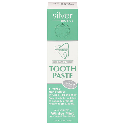 Silver Biotics - Toothpaste Winter Mint - 1 Each-4 Oz