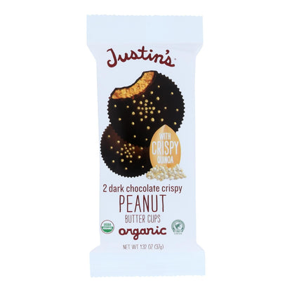 Justin's Dark Choc Peanut Butter Cups, 12-Pack (1.32 OZ)