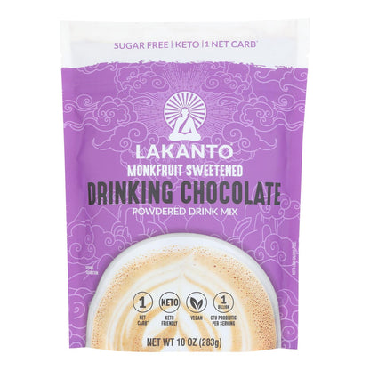 Lakanto Drinking Chocolate  - Case Of 8 - 10 Oz
