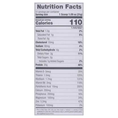 Designer Whey - Protein Powder - French Vanilla - 12 Oz