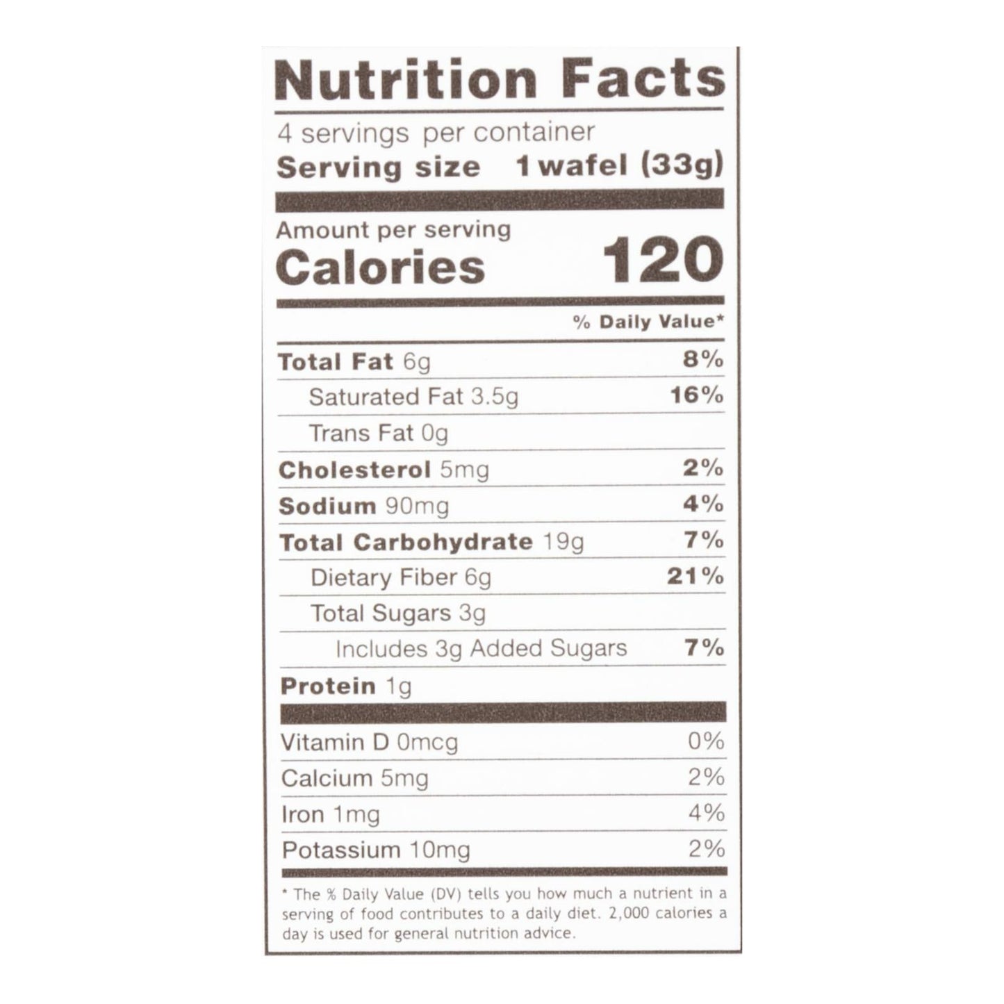 Vanilla Caramel Wafels 4pk - Case of 12 (4.64 oz each)