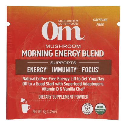 Om - Mush Morn Energy Blend - Case Of 10-.28 Oz
