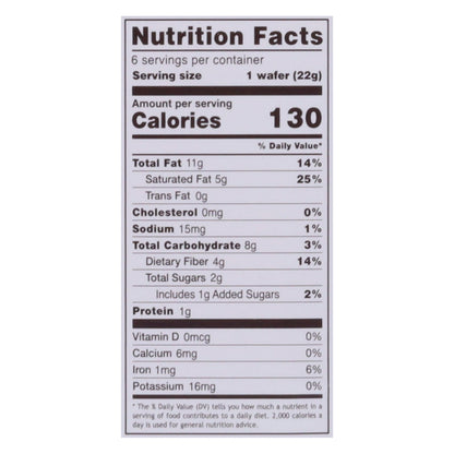 Rip Van Wafels - Wafers Chocolate Hazelnut - CS of 6-4.68 OZ