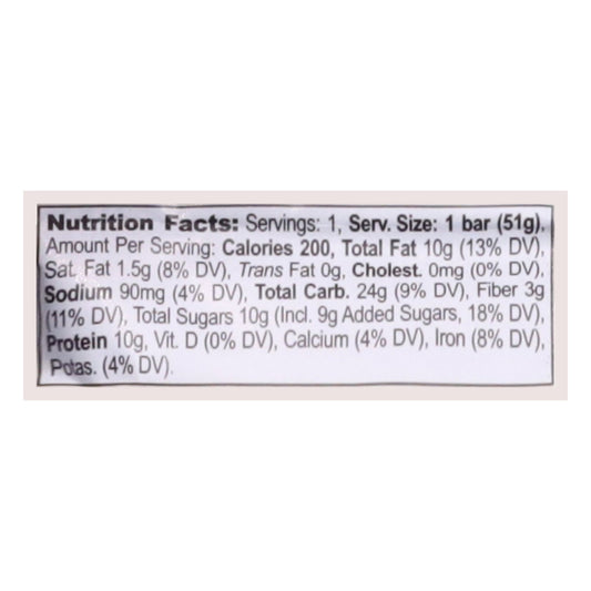 Verb Energy - Prtn Bar Oatml Cchip Caff - CS of 12-1.8 OZ