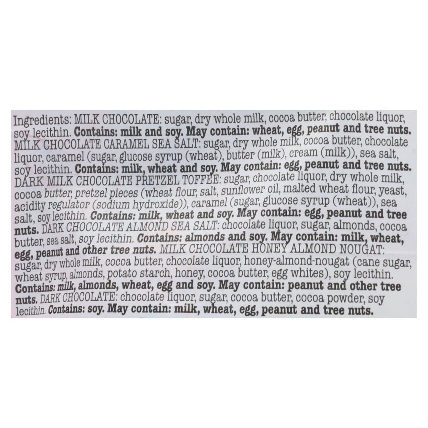 Tony's Chocolonely Tiny Flavored Choc Pouch, 8 Pack