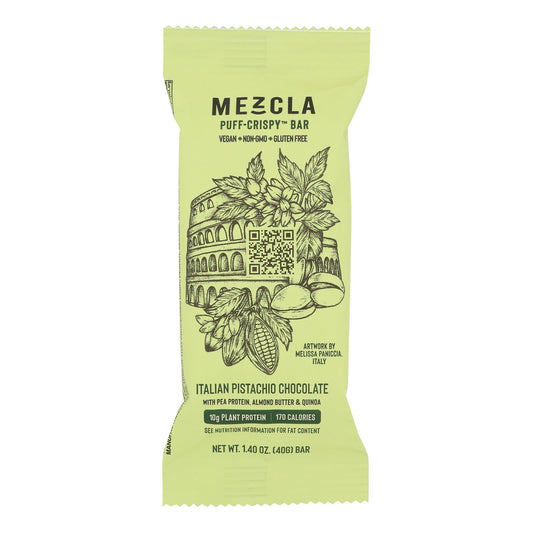 Mezcla - Bar Italian Pistach Choc - CS of 12-1.4 OZ