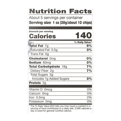 Sweet Potato Tortilla Chips - 12 Pack (5.5 OZ Each)