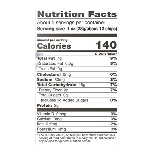 Sweet Potato Tortilla Chips - 12 Pack (5.5 OZ Each)