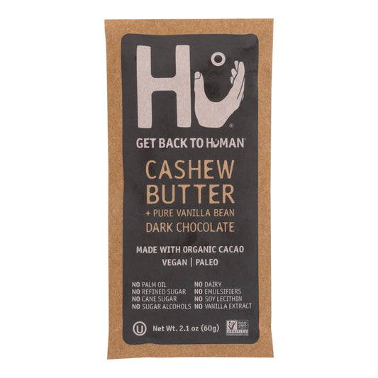 Hu Dark Chocolate Cashew Vanilla Bars - 12 Pack