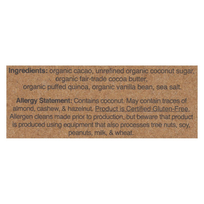 Hu - Dark Chocolate Bar Vanilla Crunch - Case of 12-2.1 OZ