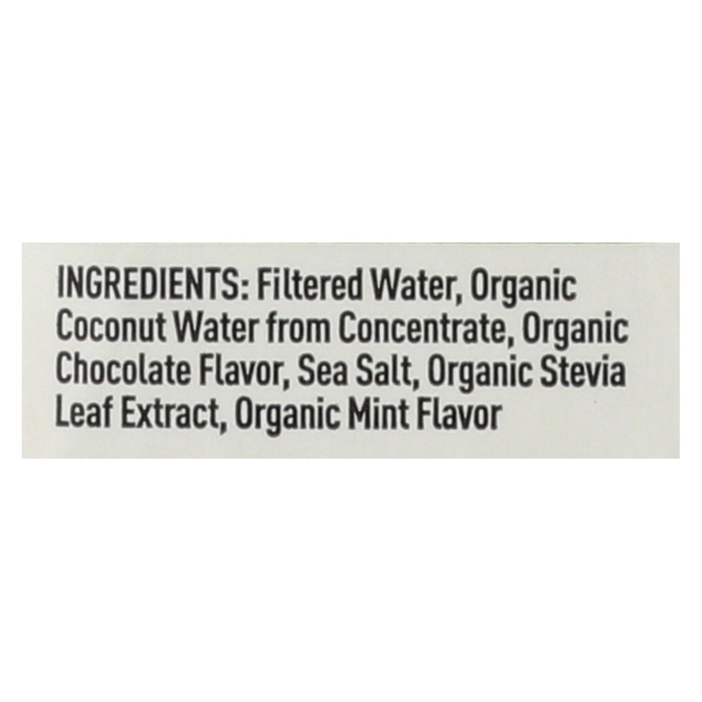 Nooma Organic Electrolyte Drink, Chocolate Mint, 12 Pack