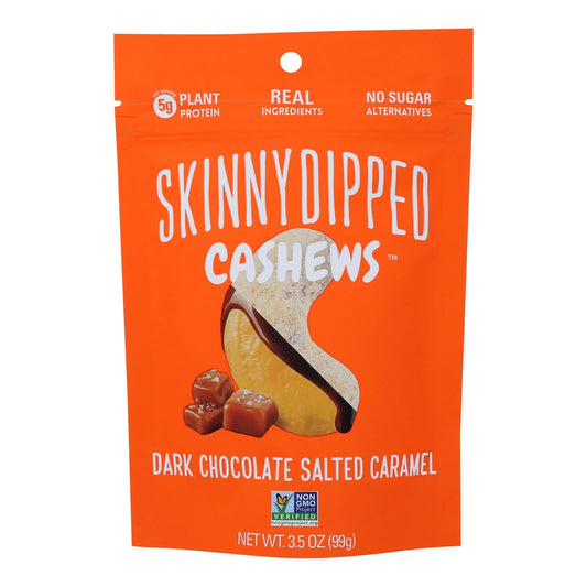 Skinnydipped - Dip Cashew Salted Caraml - Case of 10-3.5 OZ