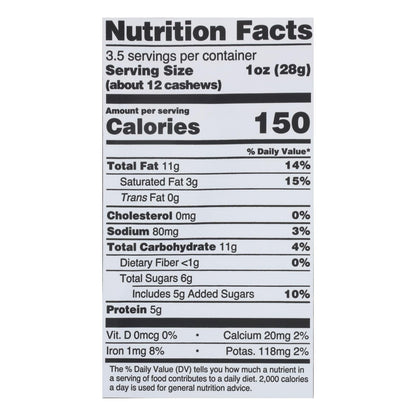 Skinnydipped - Dip Cashew Salted Caraml - Case of 10-3.5 OZ