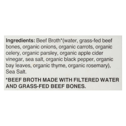 Kettle & Fire Beef Bone Broth  - Case of 6 - 16.9 OZ