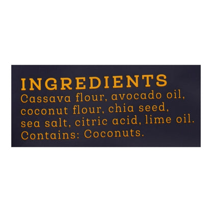 Siete Tortilla Chip - Lime - Case Of 12 - 5 Oz