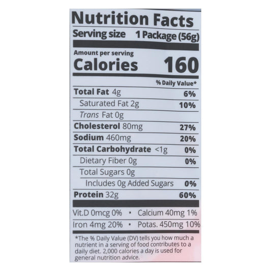 Kalahari Biltong Air-dried Sliced Beef - Case Of 8 - 2 Oz