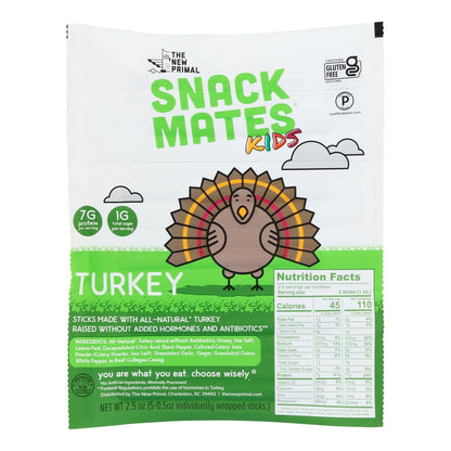The New Primal Turkey Snack Sticks - 8 Pack, 2.5 Oz Each
