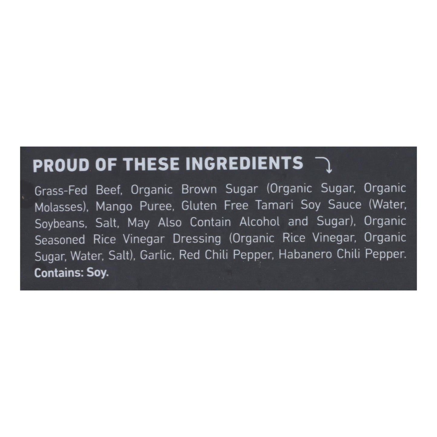 Country Archer Beef Jerky Mango Habanero, 12-Pack, 2.5oz