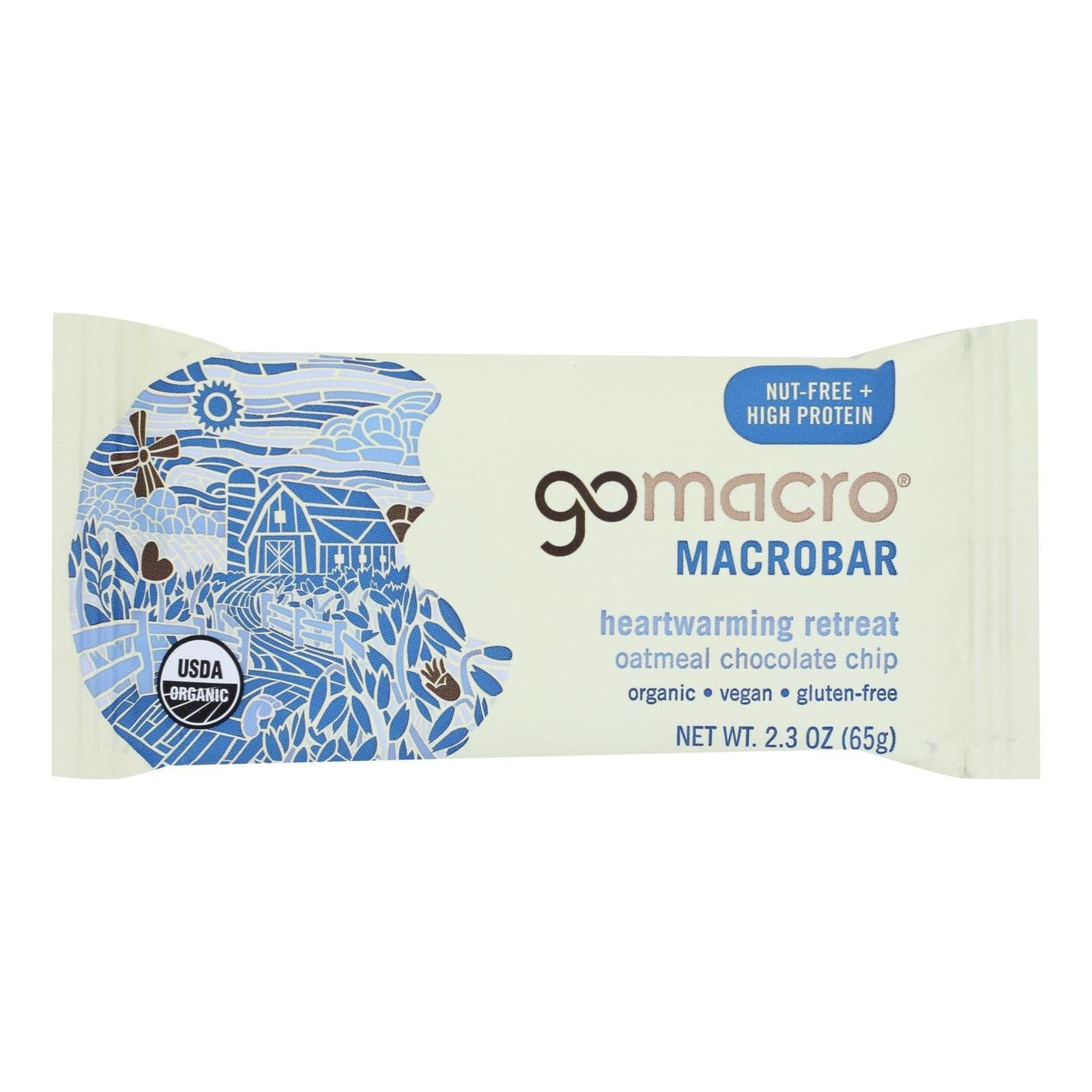 Gomacro - Bars Oatmeal Cchip - Case Of 12 - 2.3 Oz