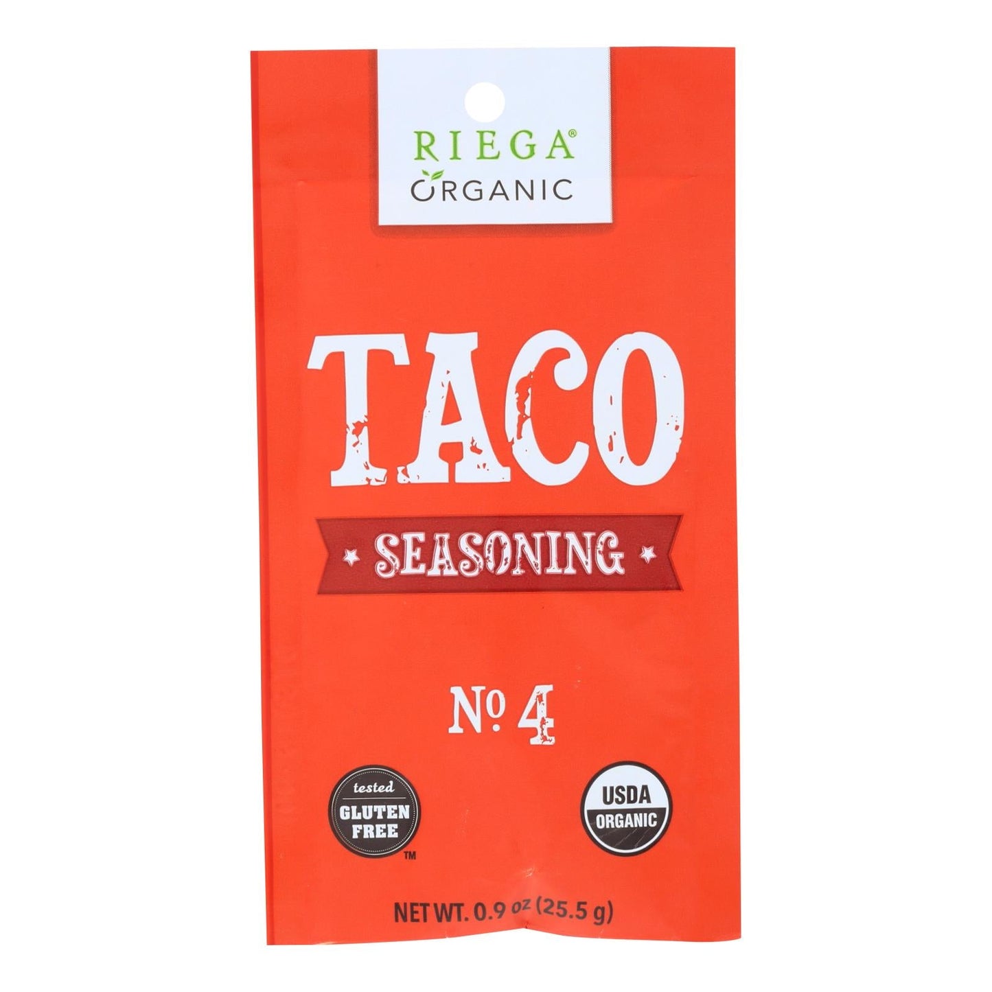 Riega Organic Taco Seasoning No. 4, .9 Oz, Case of 8
