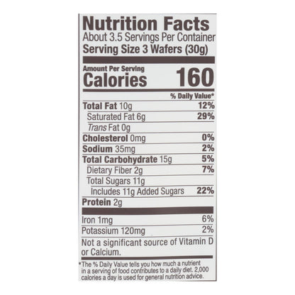 Crispy Dark Chocolate Sea Salt Wafers - 6 Pack