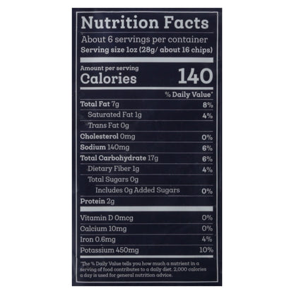 Siete - Kettle Chip Sea Salt - Case Of 6-5.5 Oz