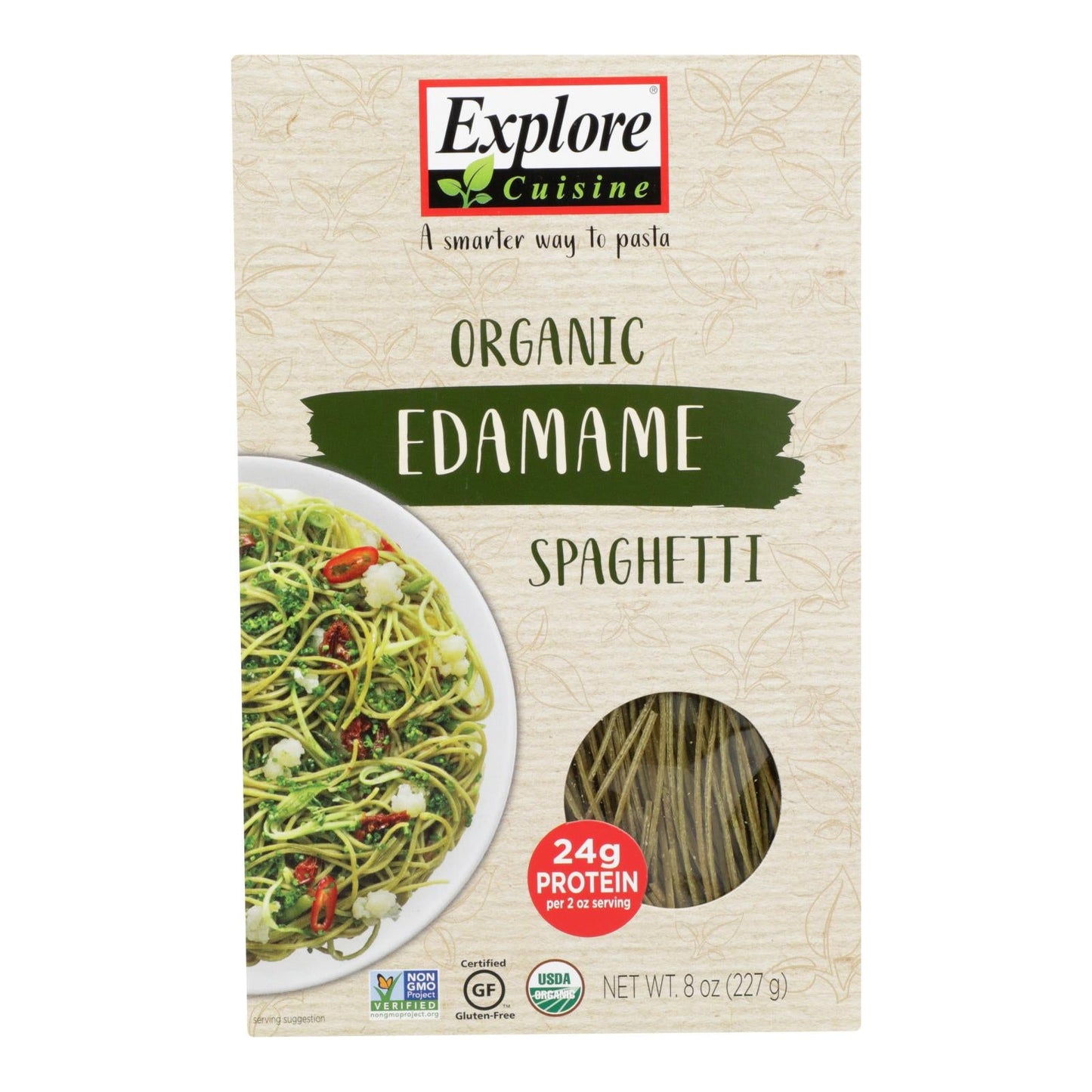 Explore Cuisine Organic Edamame Spaghetti, 6-Pack, 8 Oz