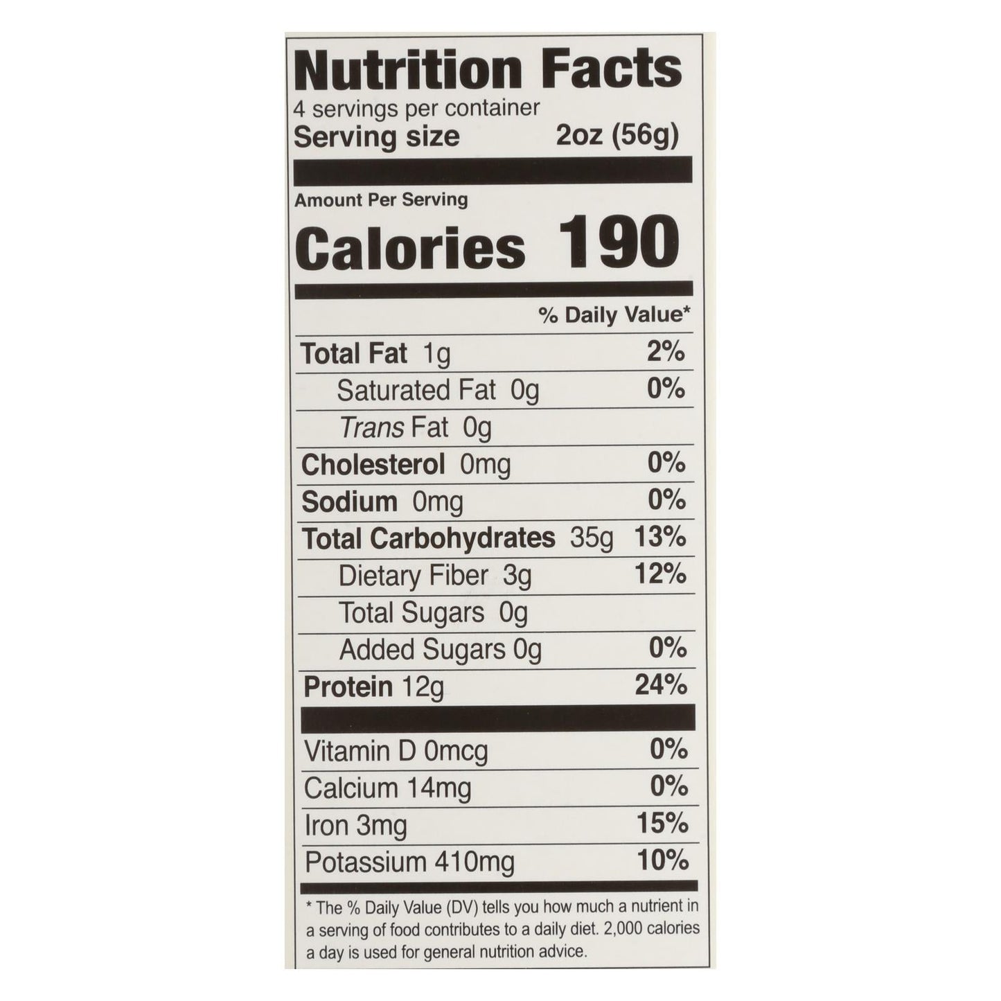 Organic Red Lentil Penne - Case of 6 - 8 Oz