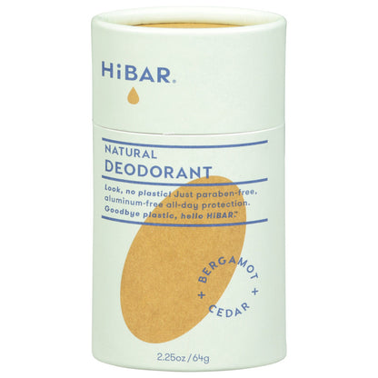 Hibar Inc - Deod Bergamot Cedar - EA of 1-2.25 OZ