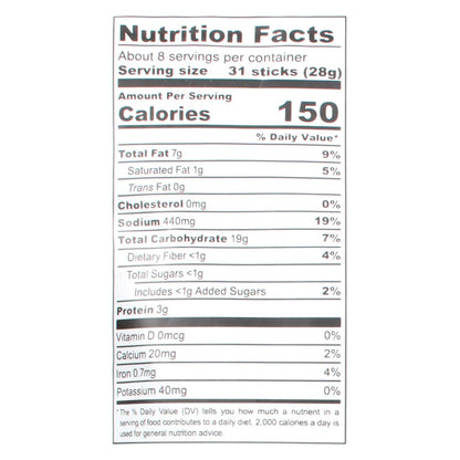 Pop Daddy - Pretzel Sticks Grlc Parm - CS of 12-7.5 OZ