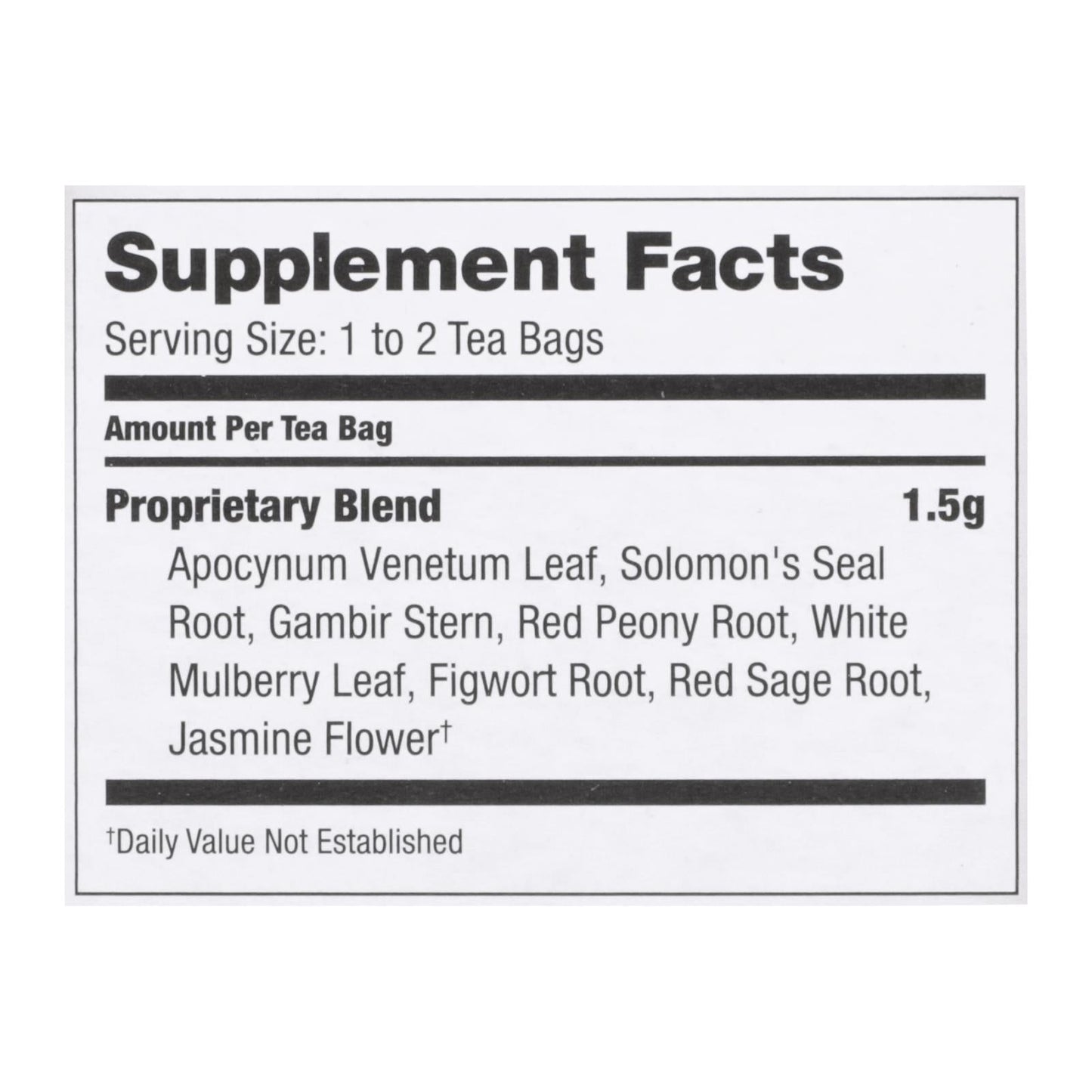 Bravo Teas And Herbs - Tea - Blood Pressure - 20 Bag