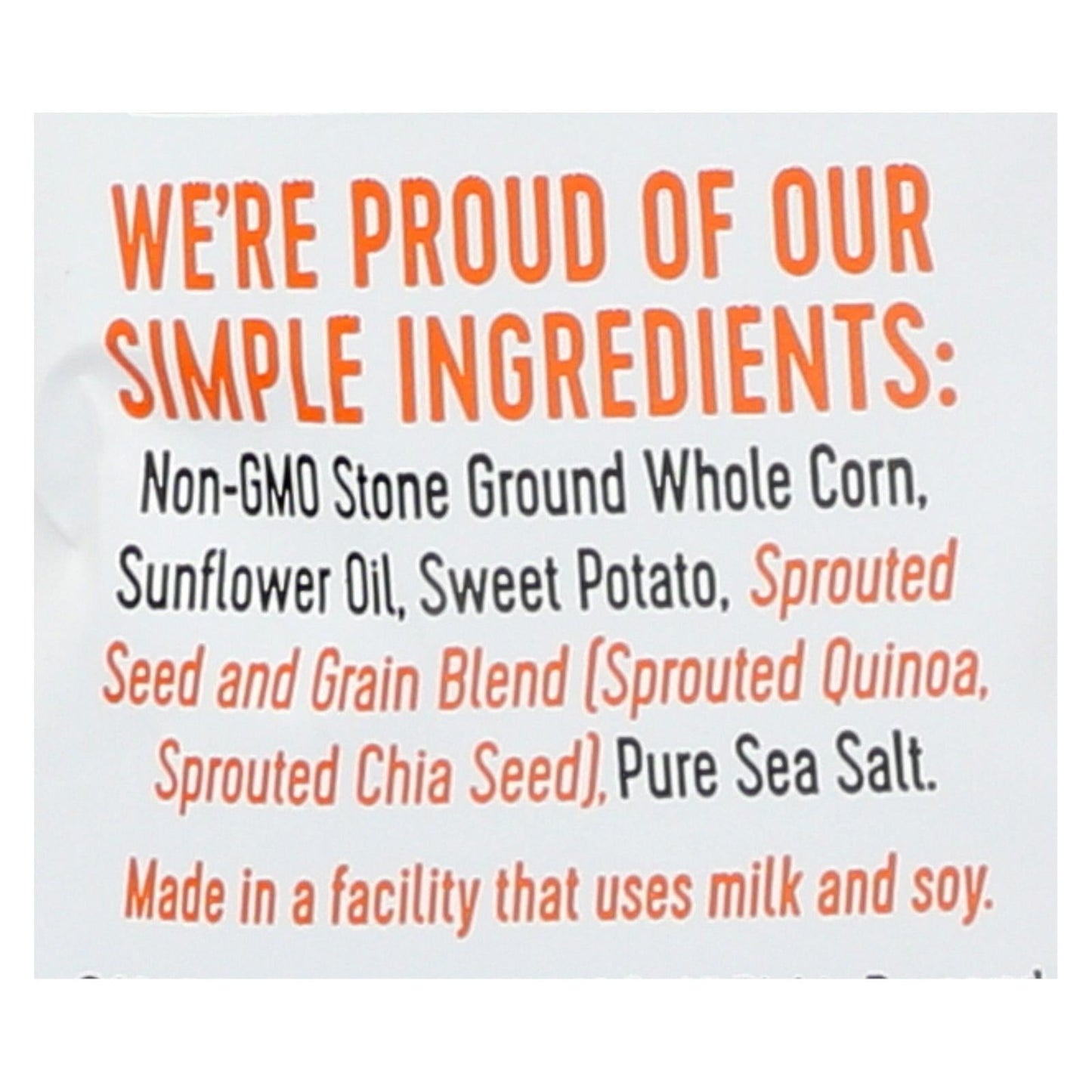 Way Better Sweet Potato Tortilla Chips, 5.5oz (12-Pack)