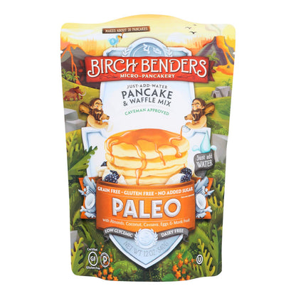 Birch Benders Paleo Pancake & Waffle Mix, 12oz (Case of 6)