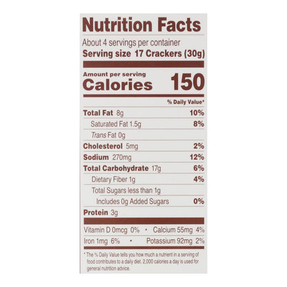 Simple Mills Cheddar Almond Crackers - 6 Pack, 4.25 Oz Each