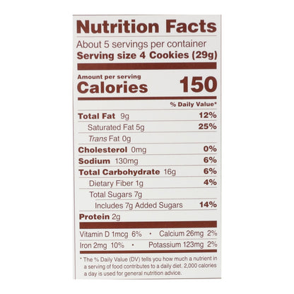 Simple Mills Crunchy Chocolate Chip Cookies, 6 Pack