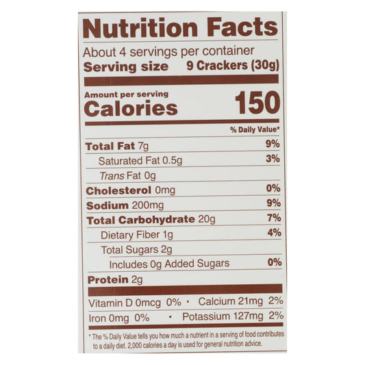 Simple Mills Pita Crackers, Sea Salt, 6-Pack, 4.25 oz