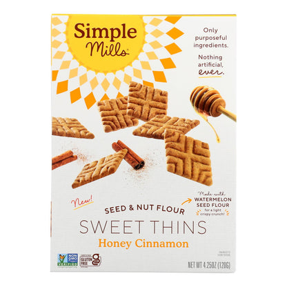 Simple Mills Sweet Thins Honey Cinnamon, 6 Pack