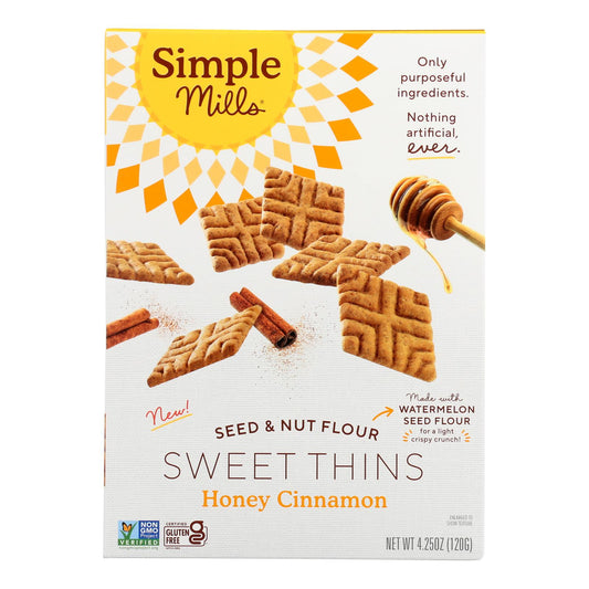 Simple Mills Sweet Thins Honey Cinnamon, 6 Pack