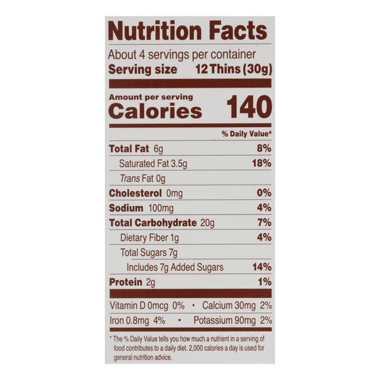 Simple Mills Sweet Thins Honey Cinnamon, 6 Pack