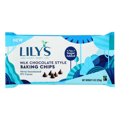 Lily's Milk Chocolate Baking Chips - 12 Pack (9 oz)
