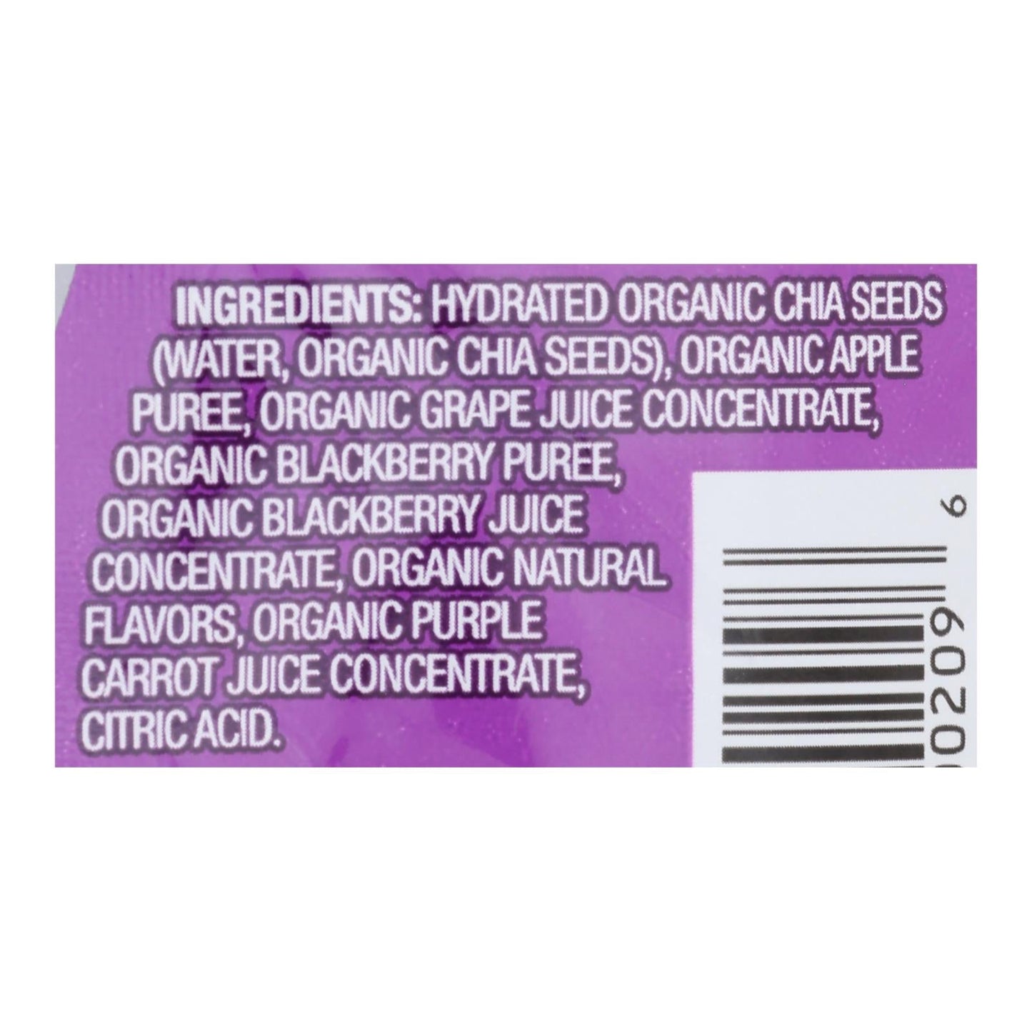 Mamma Chia Blackberry Bliss Squeeze Snack, 16-Pack