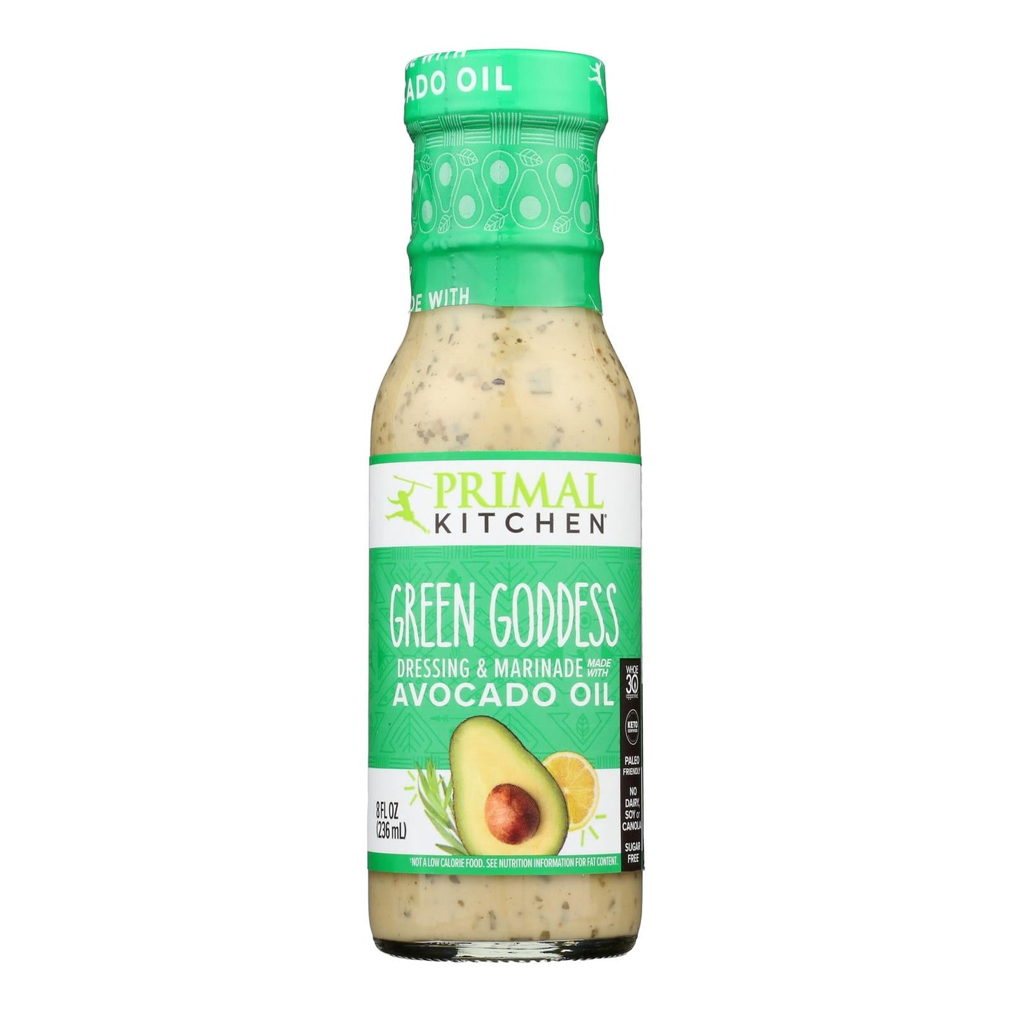 Primal Kitchen Green Goddess Dressing - 6 Pack, 8 oz Each