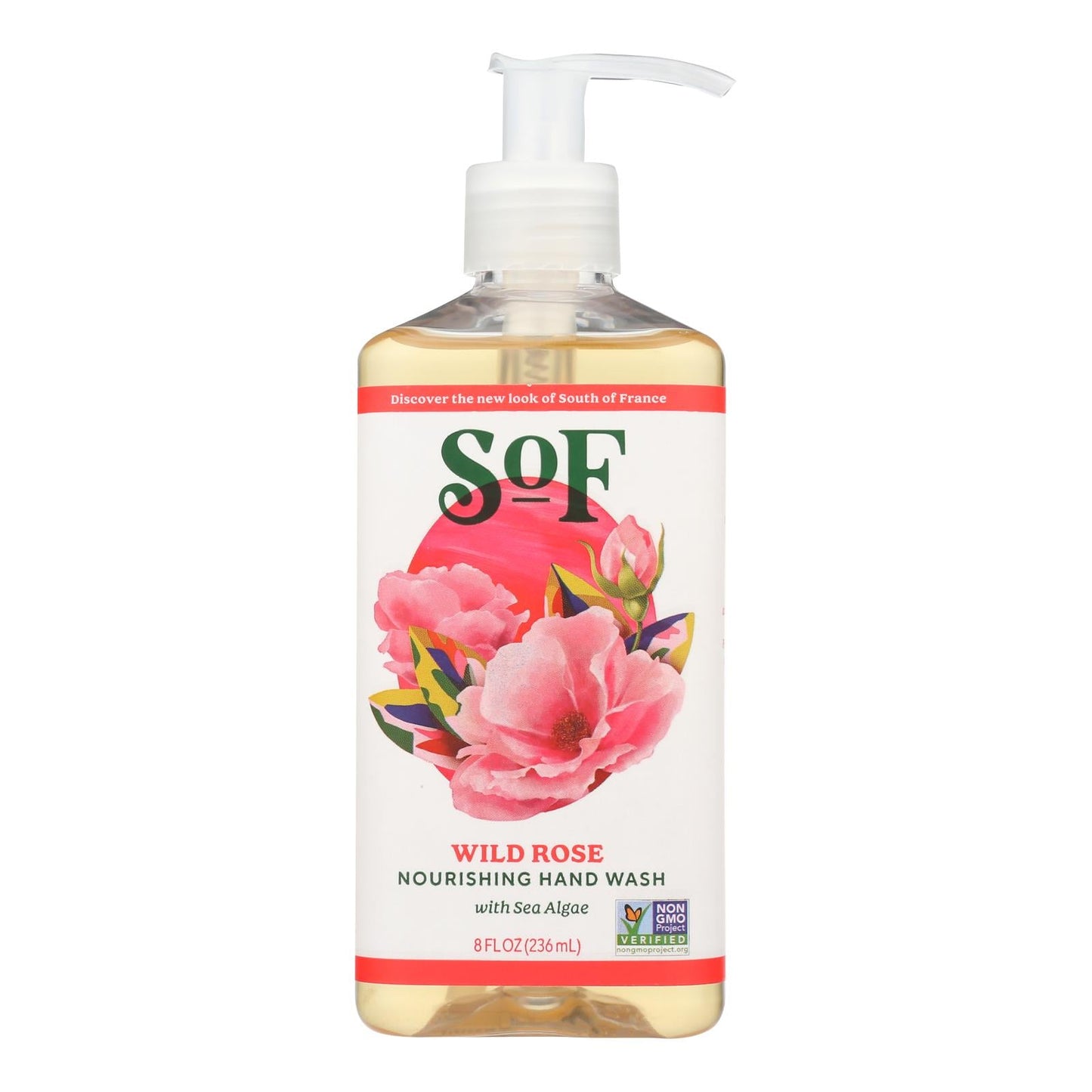 South of France Climbing Wild Rose Hand Wash 8oz