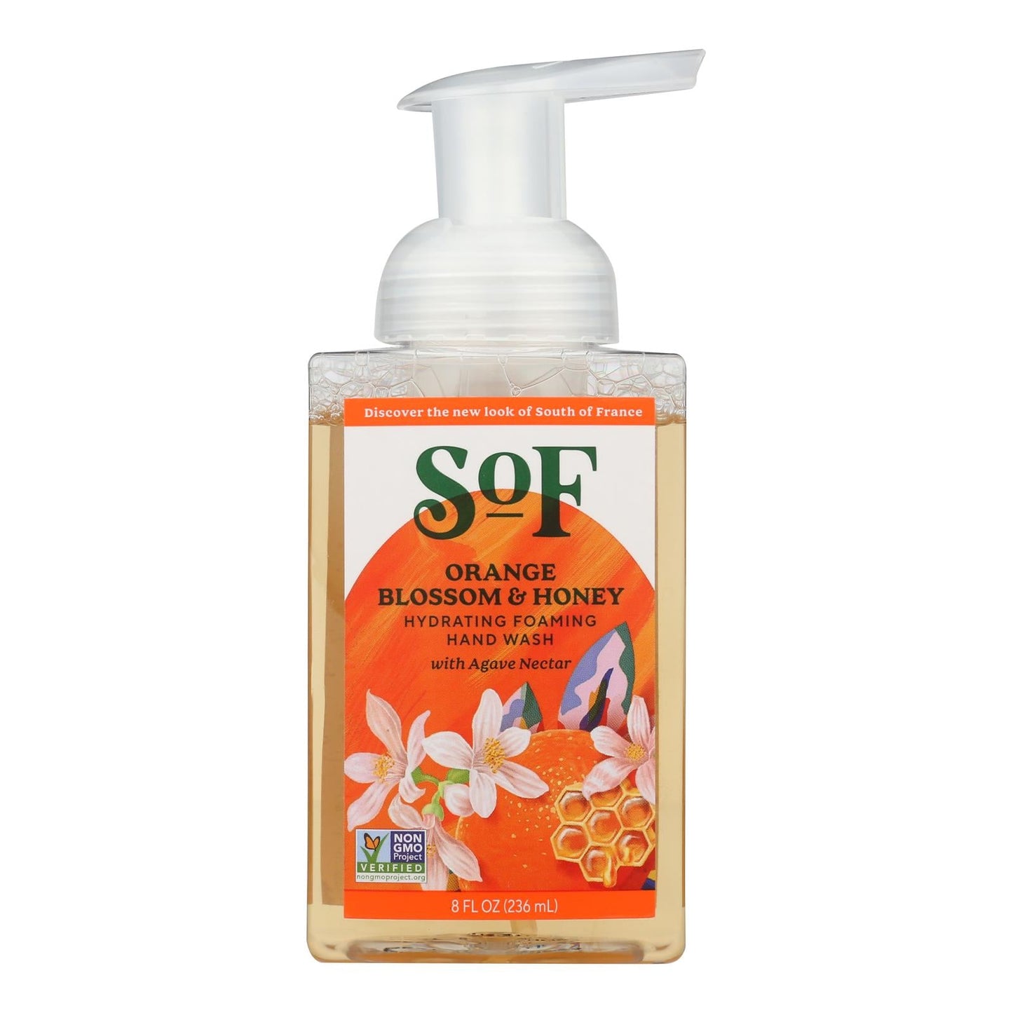 Foaming Orange Blossom Honey Hand Soap, 8 Oz
