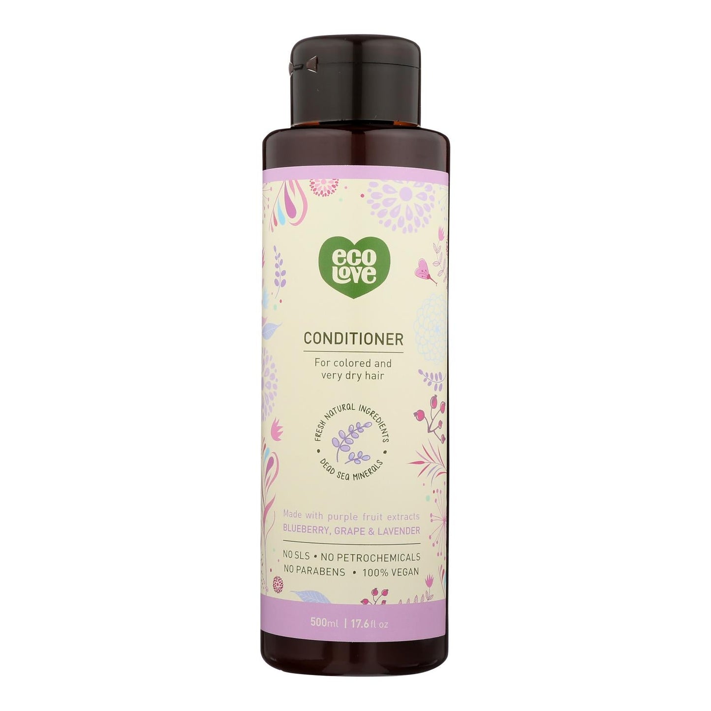Ecolove Purple Fruit Conditioner for Colored & Dry Hair 17.6oz