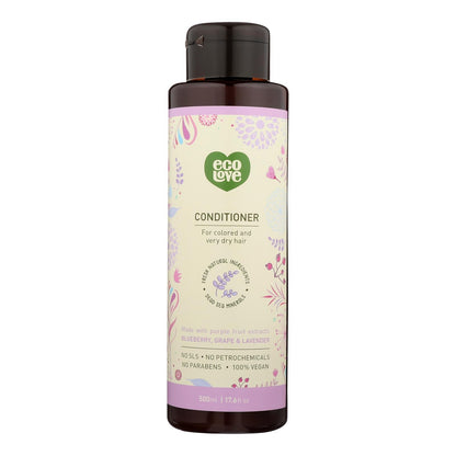 Ecolove Purple Fruit Conditioner for Colored & Dry Hair 17.6oz